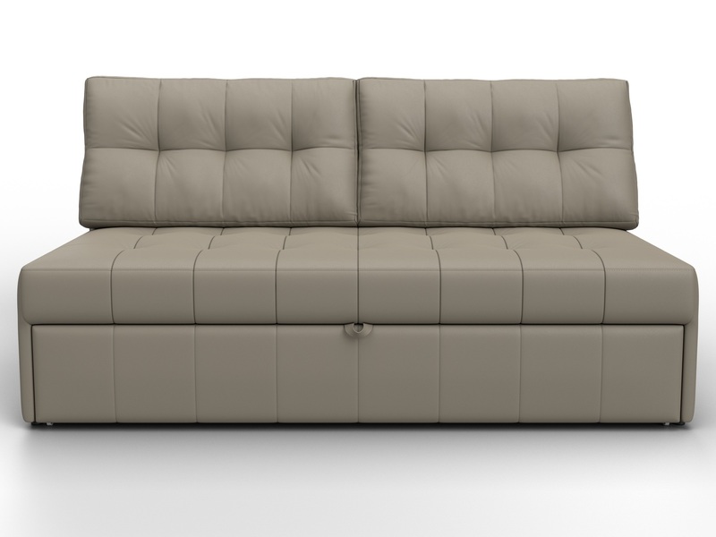 Диван прямой Лига-107 (160), Экокожа, GRIFON 04 бежевый