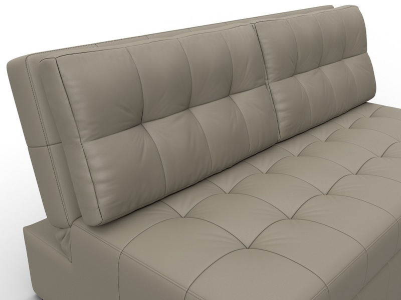 Диван прямой Лига-107 (160), Экокожа, GRIFON 04 бежевый