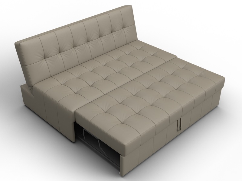 Диван прямой Лига-107 (160), Экокожа, GRIFON 04 бежевый