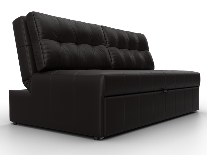 Диван прямой Лига-107 (160), Экокожа, GRIFON 12 коричневый