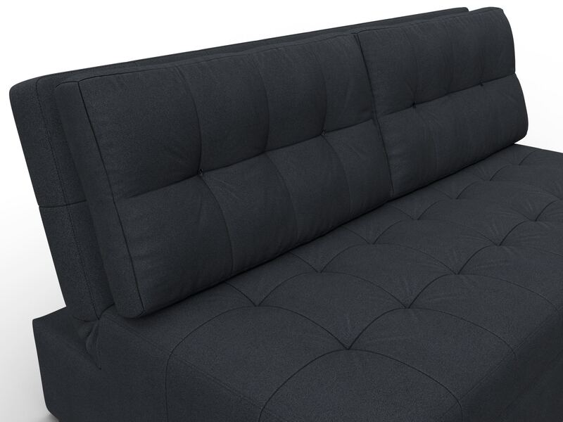 Диван прямой Лига-107 (160), Замша, JOLY 16 темно-серый
