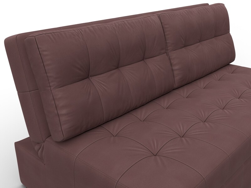 Диван прямой Лига-107 (160), Замша, JOLY 09 бордовый