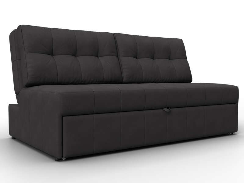 Диван прямой Лига-107 (160), Замша, JOLY 08 коричневый