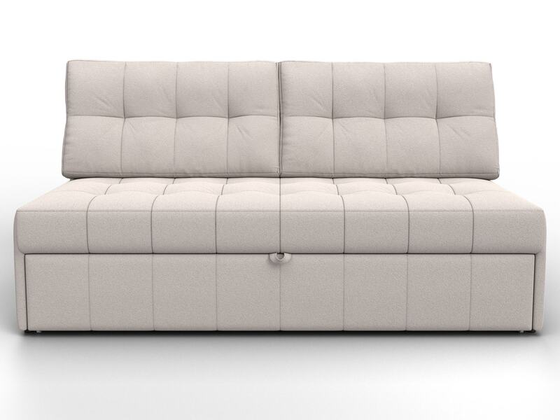 Диван прямой Лига-107 (160), Замша, JOLY 05 бежевый