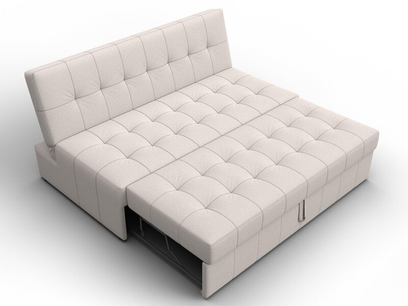 Диван прямой Лига-107 (160), Замша, JOLY 05 бежевый