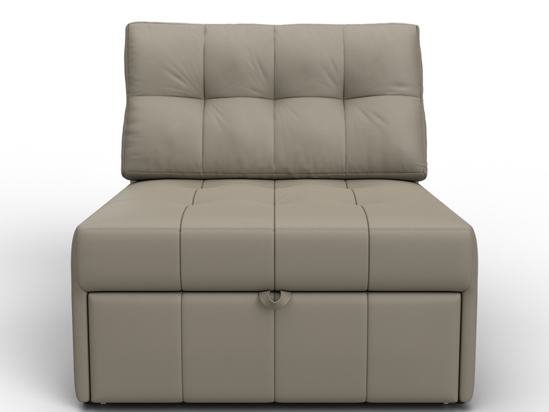 Кресло-кровать Лига-107 (80), Экокожа, GRIFON 04 бежевый