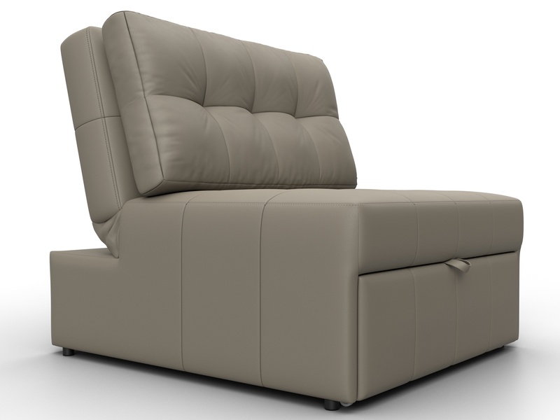 Кресло-кровать Лига-107 (80), Экокожа, GRIFON 04 бежевый