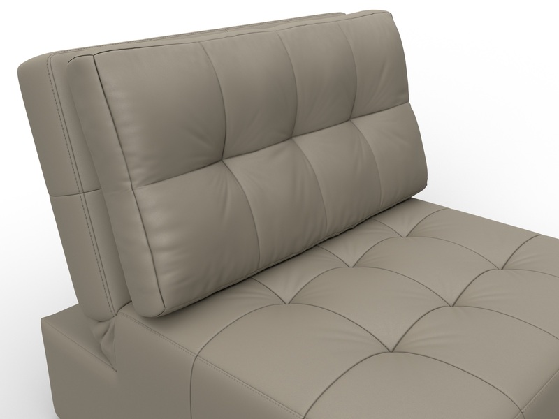 Кресло-кровать Лига-107 (80), Экокожа, GRIFON 04 бежевый