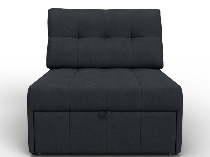 Кресло-кровать Лига-107 (80), Замша, JOLY 16 темно-серый