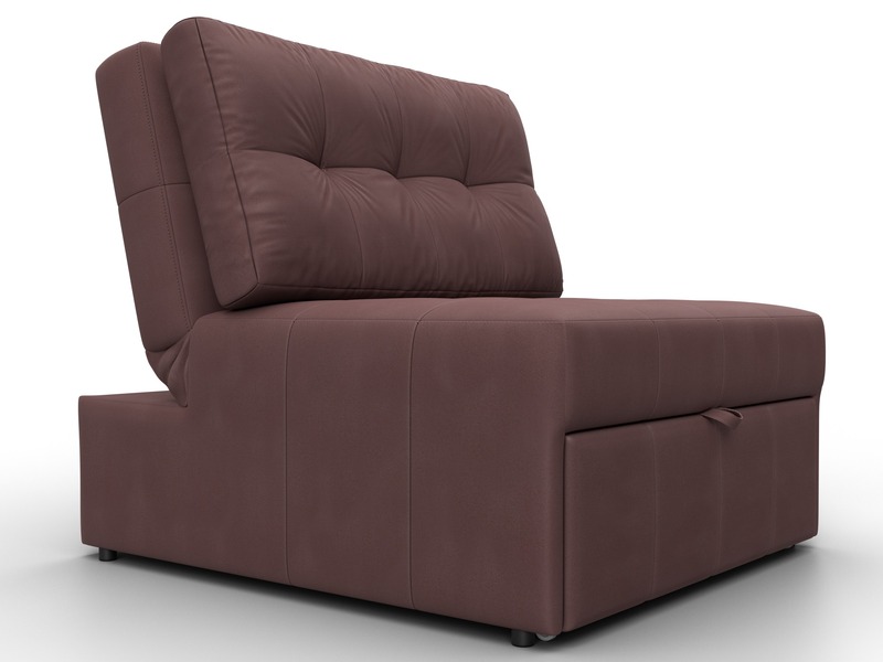 Кресло-кровать Лига-107 (80), Замша, JOLY 09 бордовый