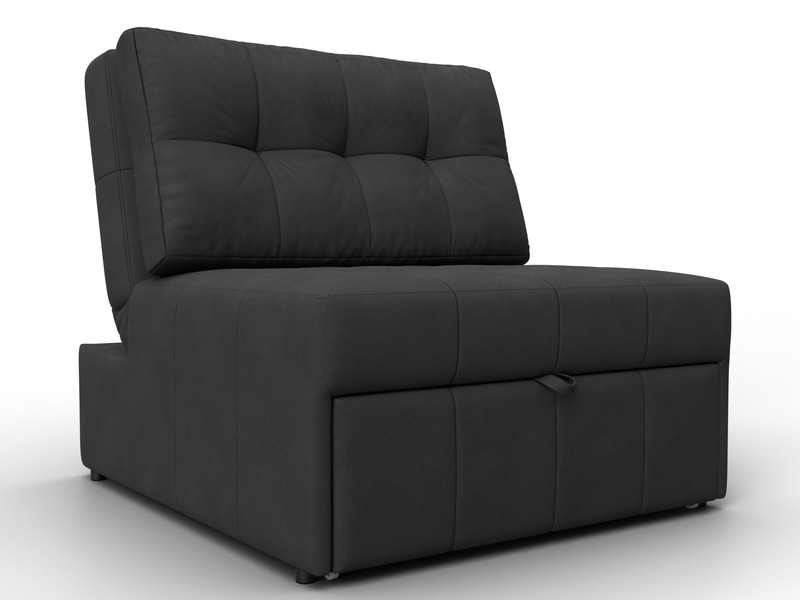 Кресло-кровать Лига-107 (80), Замша, JOLY 08 коричневый