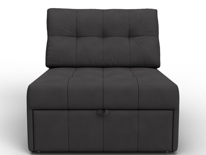 Кресло-кровать Лига-107 (80), Замша, JOLY 08 коричневый