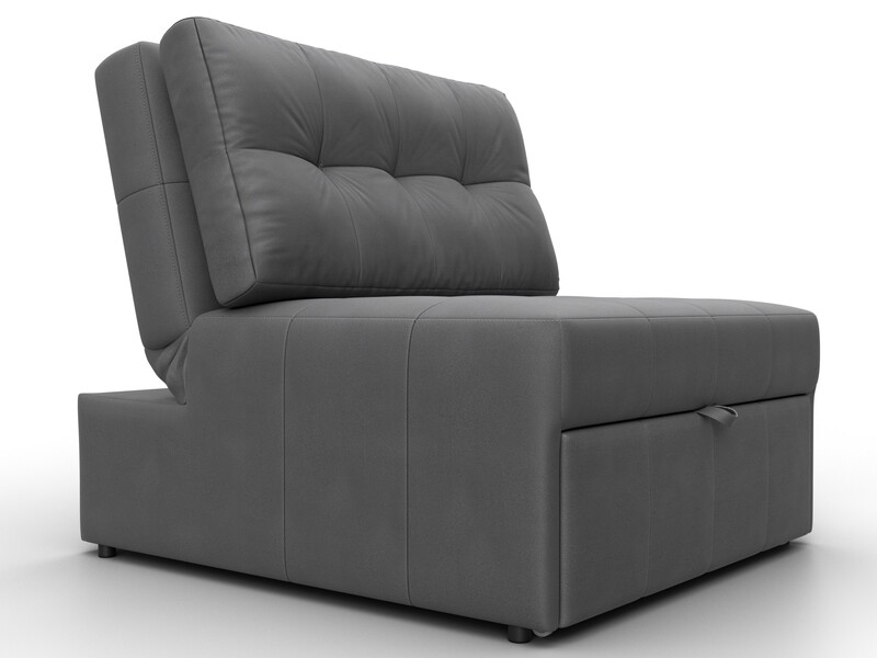 Кресло-кровать Лига-107 (80), Замша, JOLY 13 серый