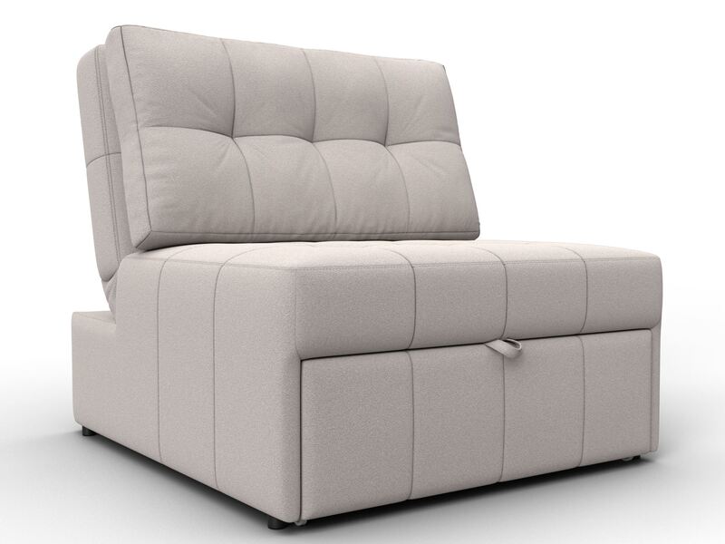 Кресло-кровать Лига-107 (80), Замша, JOLY 05 бежевый