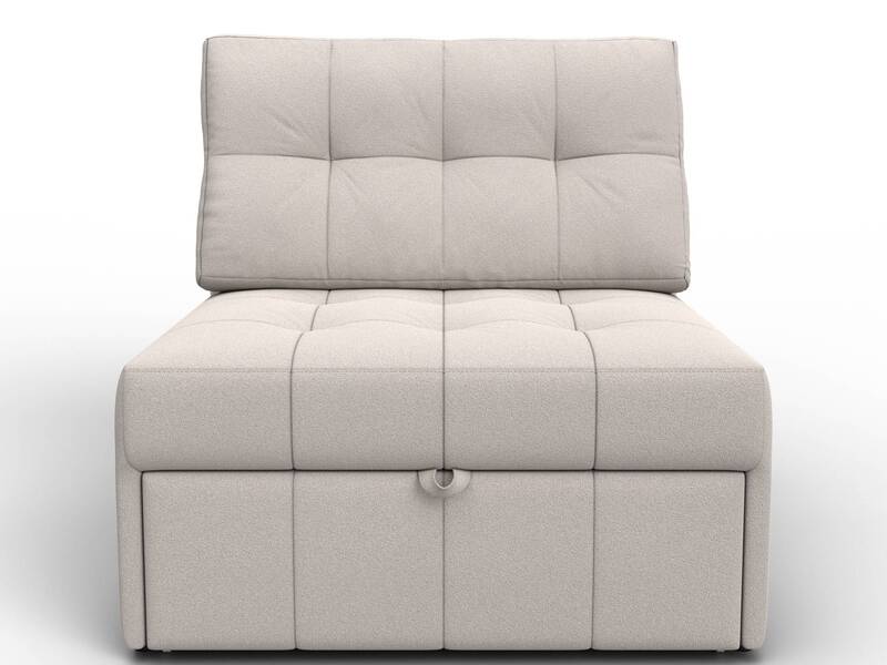 Кресло-кровать Лига-107 (80), Замша, JOLY 05 бежевый