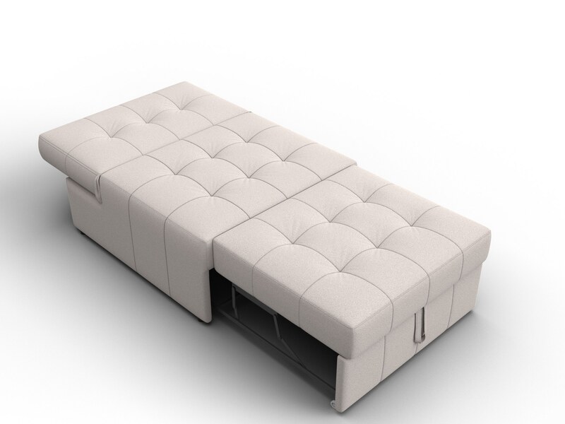 Кресло-кровать Лига-107 (80), Замша, JOLY 05 бежевый