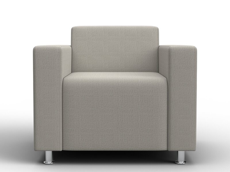 Кресло Лига-093 ВН, Рогожка, Амур 02 бежевый