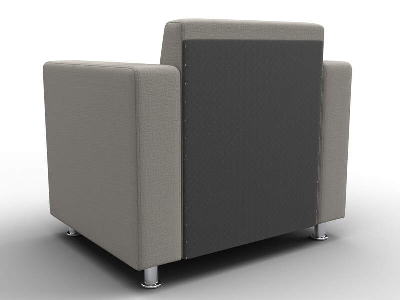 Кресло Лига-093 ВН, Рогожка, Амур 02 бежевый