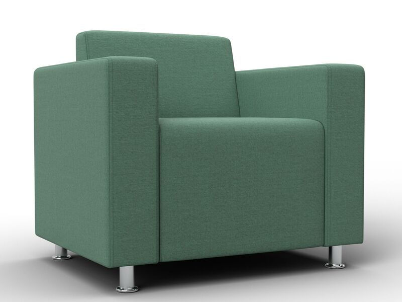 Кресло Лига-093 ВН, Рогожка, Амур 11 зеленый