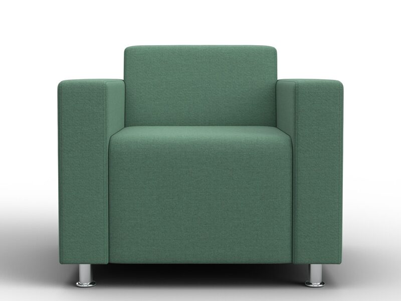 Кресло Лига-093 ВН, Рогожка, Амур 11 зеленый