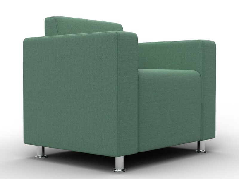 Кресло Лига-093 ВН, Рогожка, Амур 11 зеленый