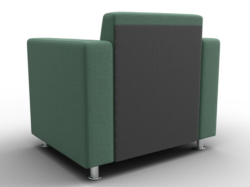 Кресло Лига-093 ВН, Рогожка, Амур 11 зеленый