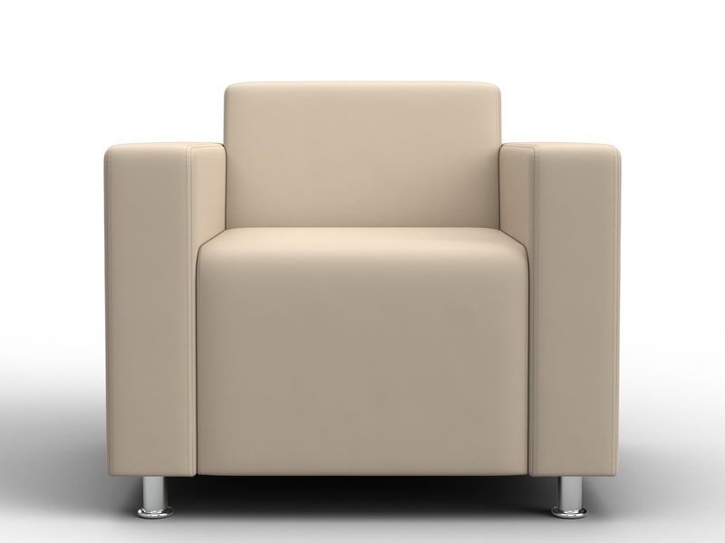 Кресло Лига-093 ВН, Экокожа, Бежевый