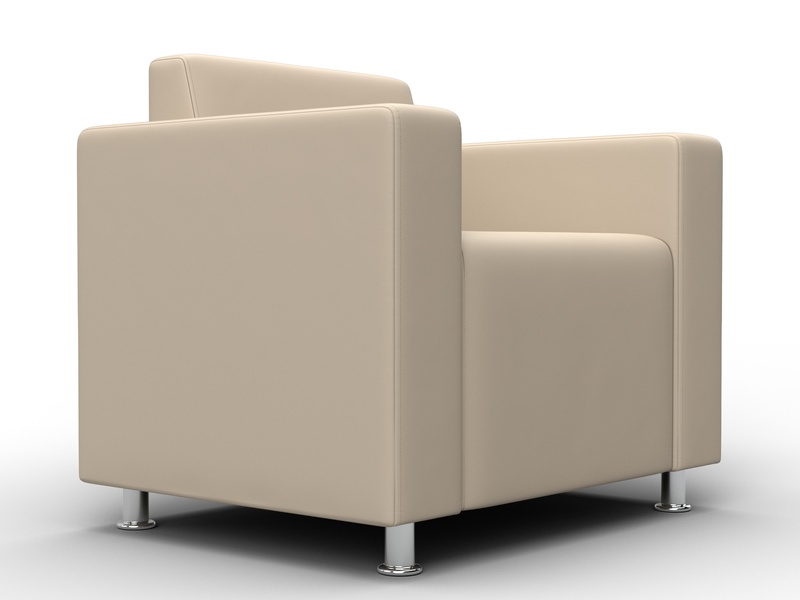 Кресло Лига-093 ВН, Экокожа, Бежевый