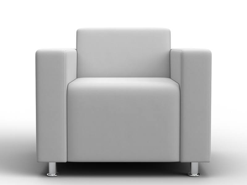 Кресло Лига-093 ВН, Экокожа, Белый