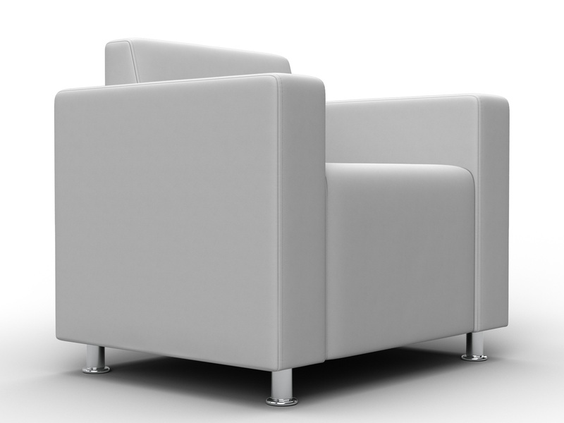 Кресло Лига-093 ВН, Экокожа, Белый