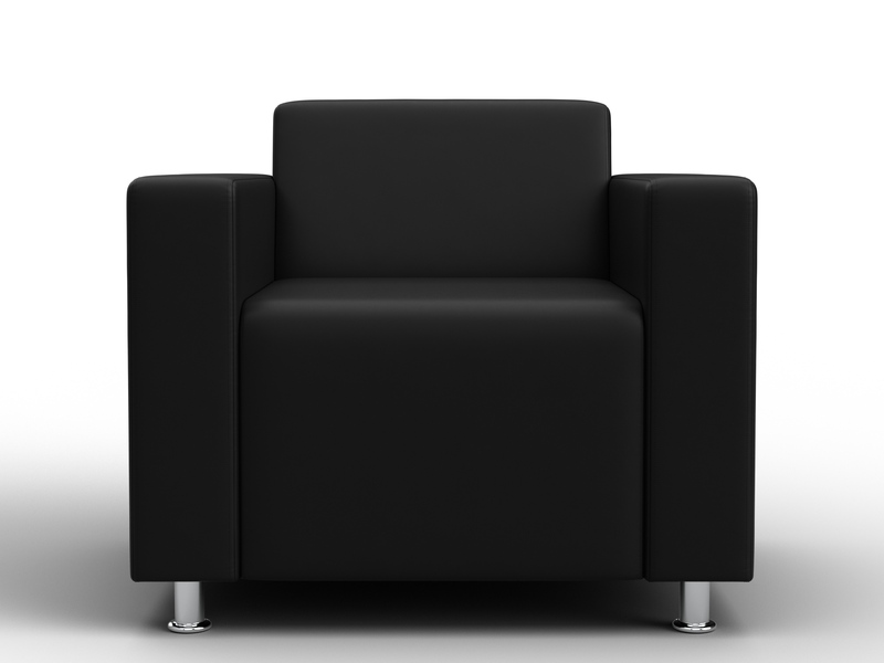 Кресло Лига-093 ВН, Экокожа, Черный