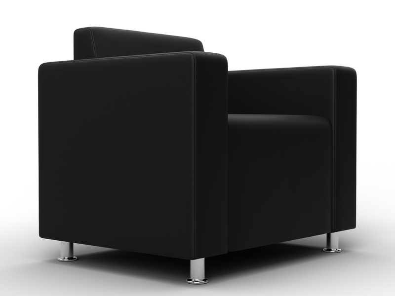 Кресло Лига-093 ВН, Экокожа, Черный