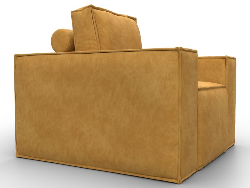 Кресло Лига-081 НПБ, Велюр, BRUT 10 желтый