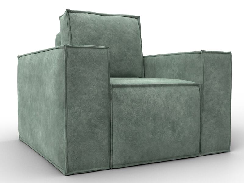 Кресло Лига-081 НПБ, Велюр, BRUT 08 зеленый