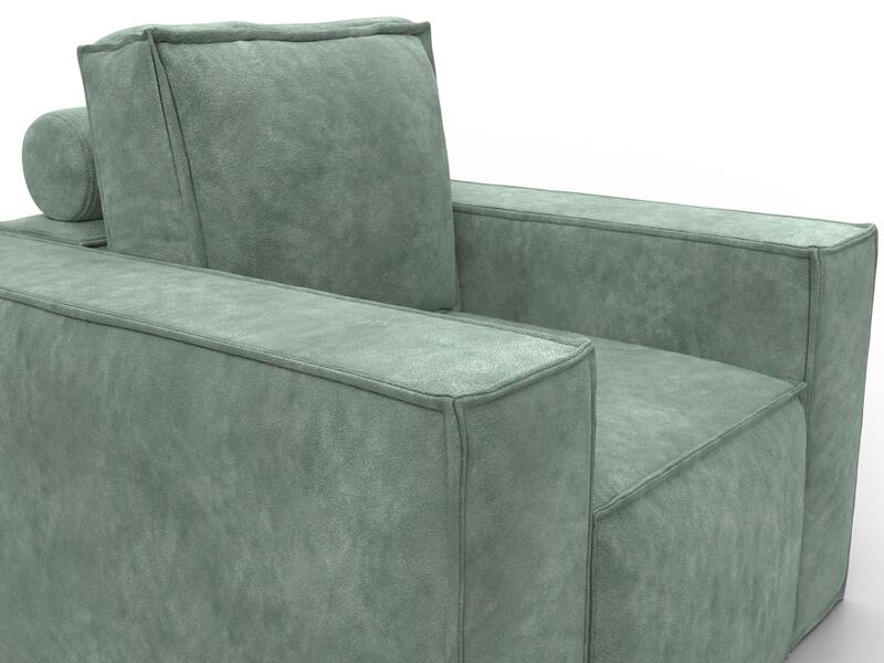 Кресло Лига-081 НПБ, Велюр, BRUT 08 зеленый