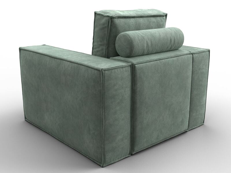 Кресло Лига-081 НПБ, Велюр, BRUT 08 зеленый