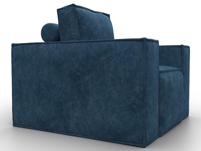 Кресло Лига-081 НПБ, Велюр, BRUT 11 синий