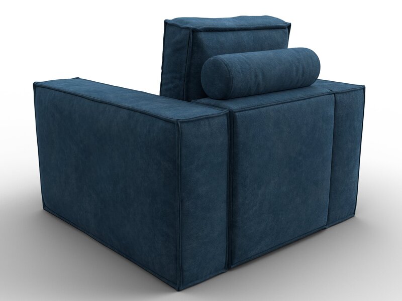 Кресло Лига-081 НПБ, Велюр, BRUT 11 синий