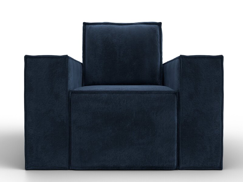 Кресло Лига-081 НПБ, Велюр, TOWER 13 синий