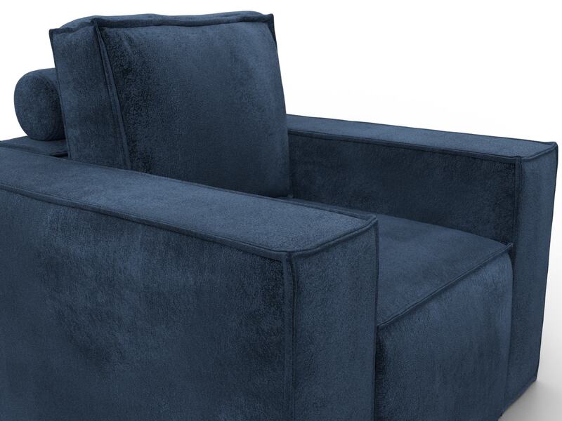 Кресло Лига-081 НПБ, Велюр, TOWER 13 синий