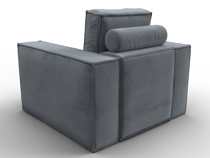 Кресло Лига-081 НПБ, Велюр, TOWER 10 серый