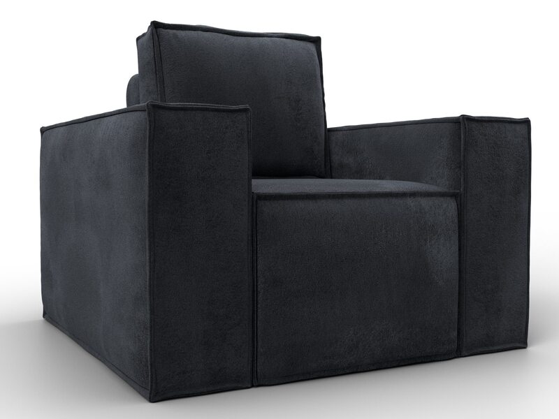 Кресло Лига-081 НПБ, Велюр, TOWER 11 темно-серый