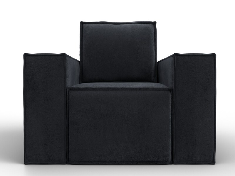 Кресло Лига-081 НПБ, Велюр, TOWER 11 темно-серый