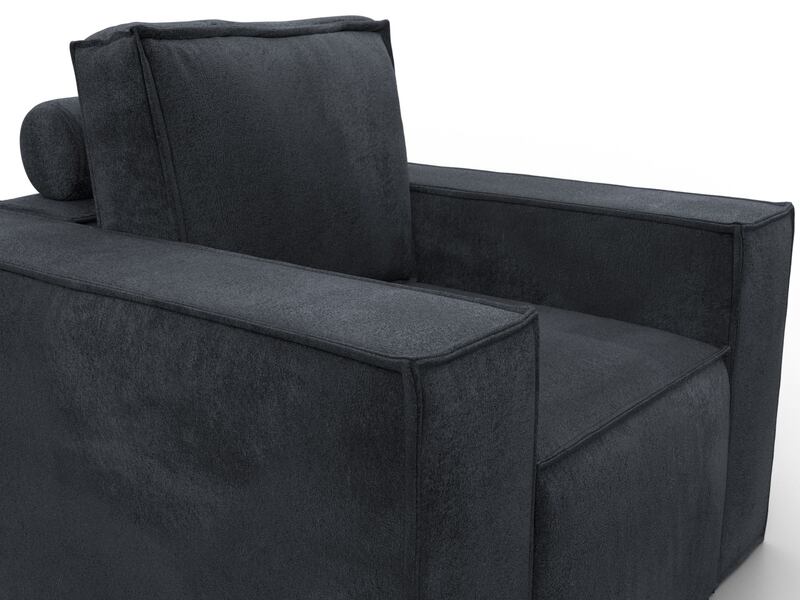 Кресло Лига-081 НПБ, Велюр, TOWER 11 темно-серый