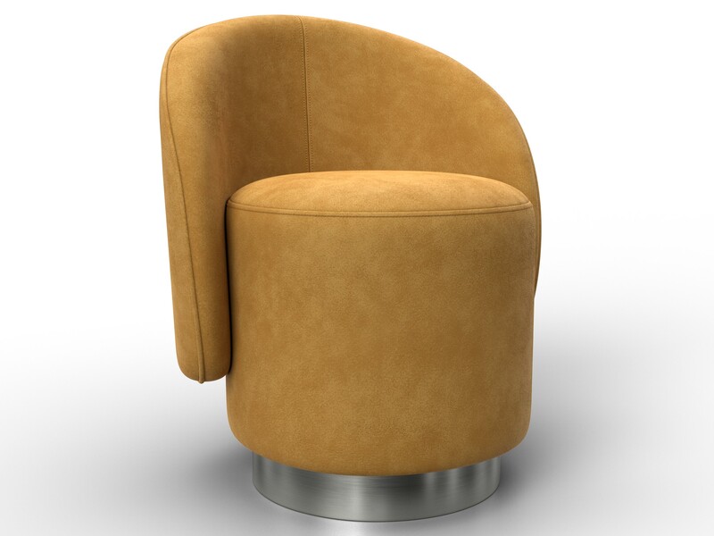 Кресло Лига-108, Велюр, BRUT 10 желтый