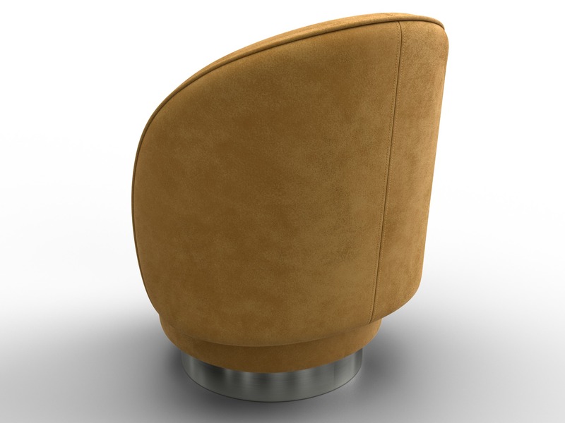 Кресло Лига-108, Велюр, BRUT 10 желтый