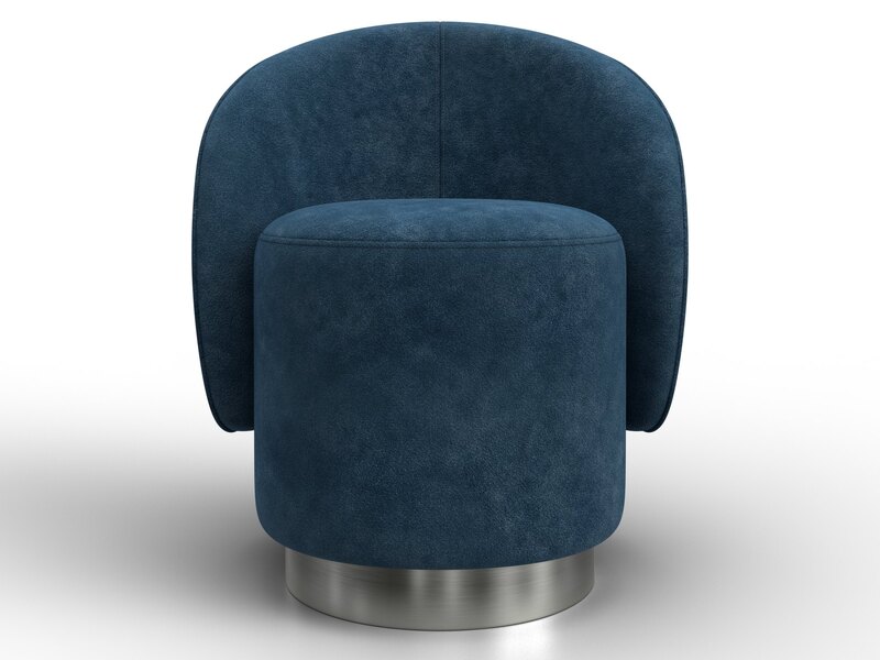 Кресло Лига-108, Велюр, BRUT 11 синий