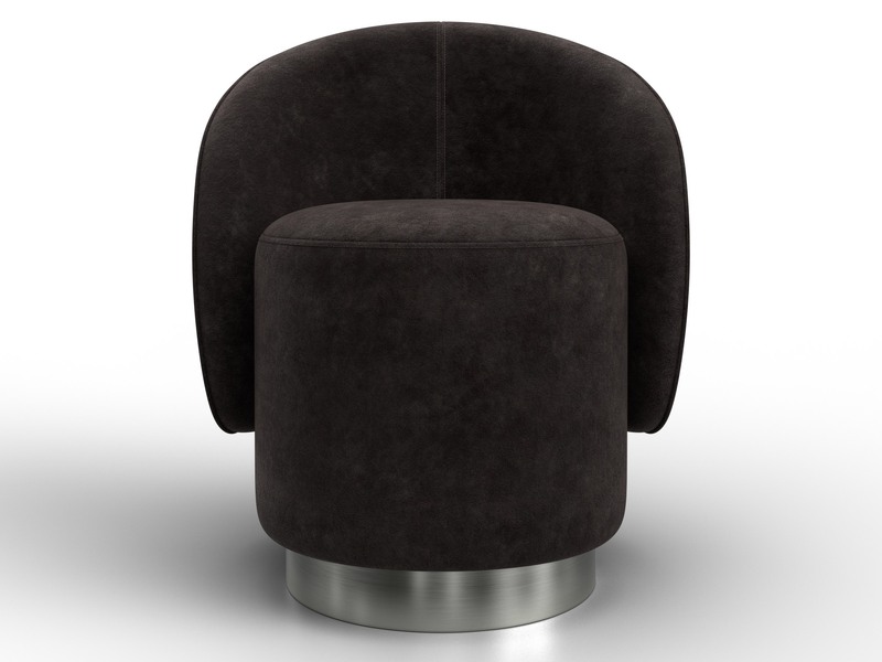 Кресло Лига-108, Велюр, BRUT 17 коричневый