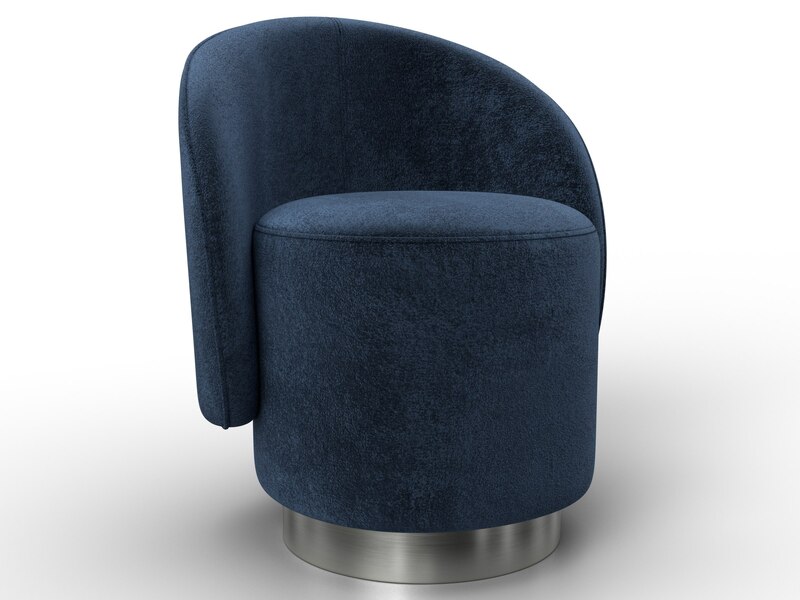 Кресло Лига-108, Велюр, TOWER 13 синий