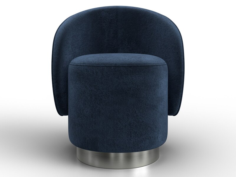 Кресло Лига-108, Велюр, TOWER 13 синий